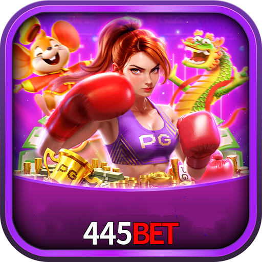 Imagem promocional da 445Bet mostrando a plataforma e suas vantagens